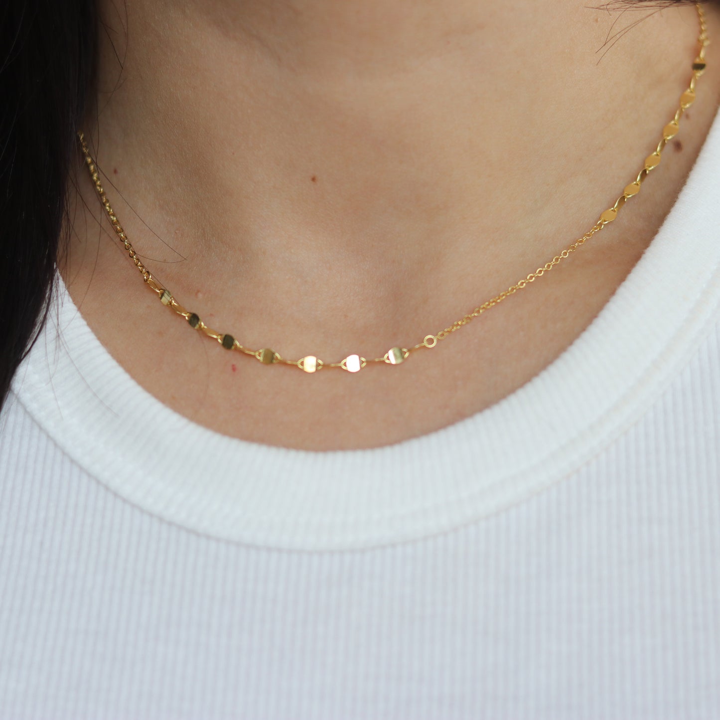 Singapore X Cable Chain Necklace