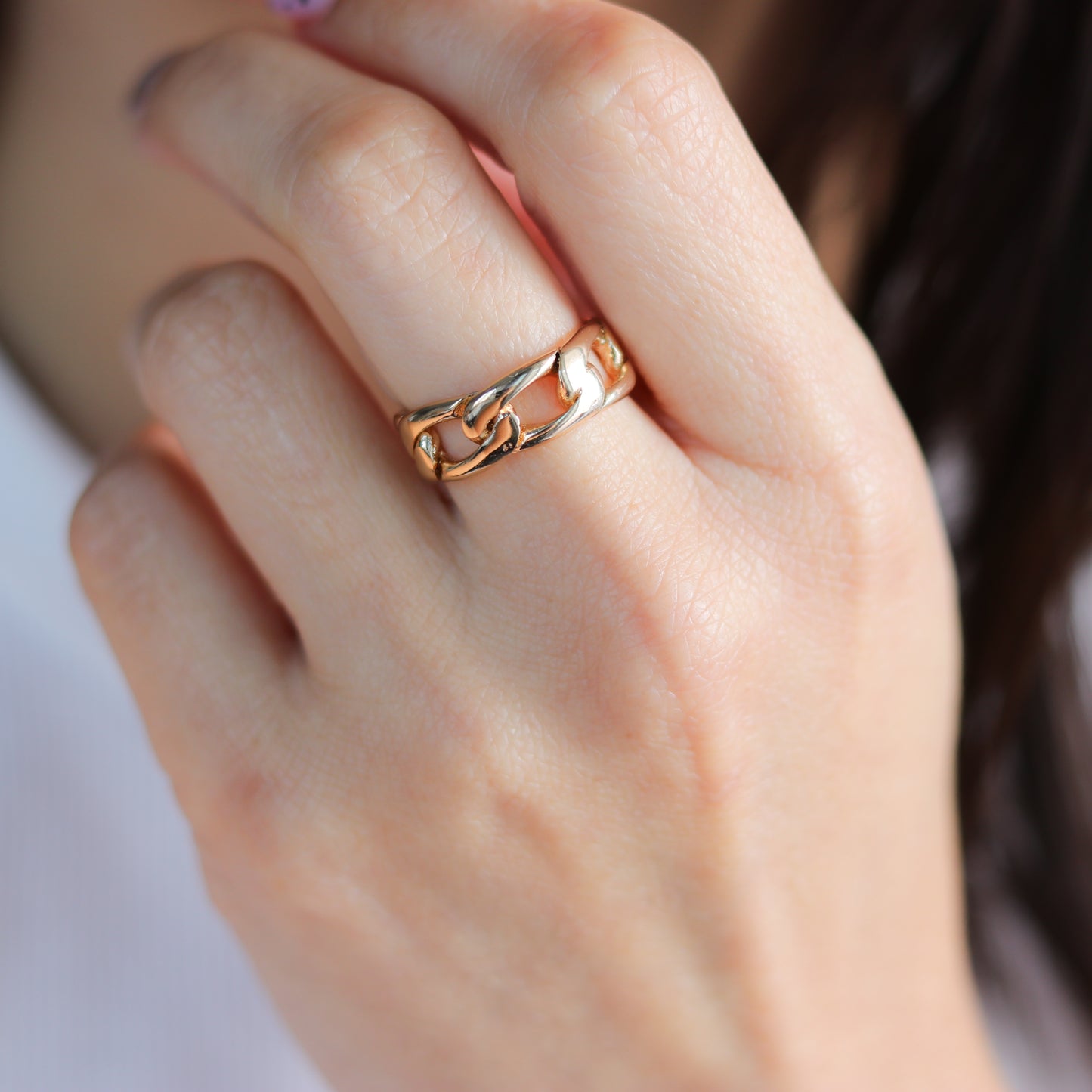 Chunky Link Ring