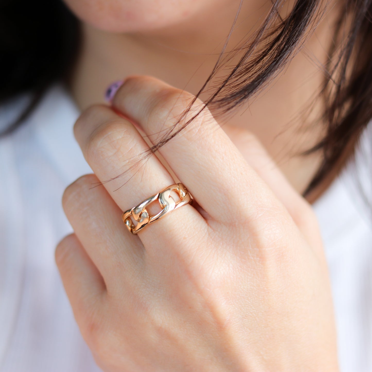 Chunky Link Ring