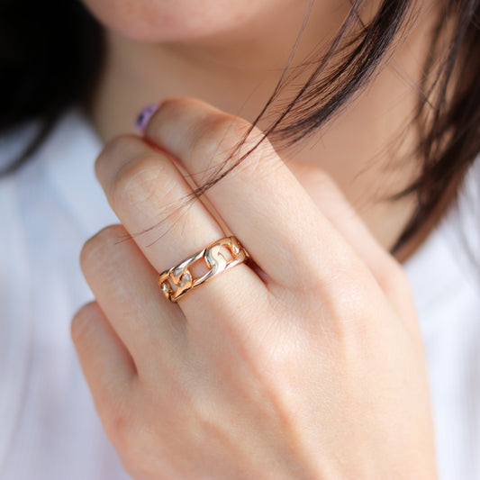 Chunky Link Ring