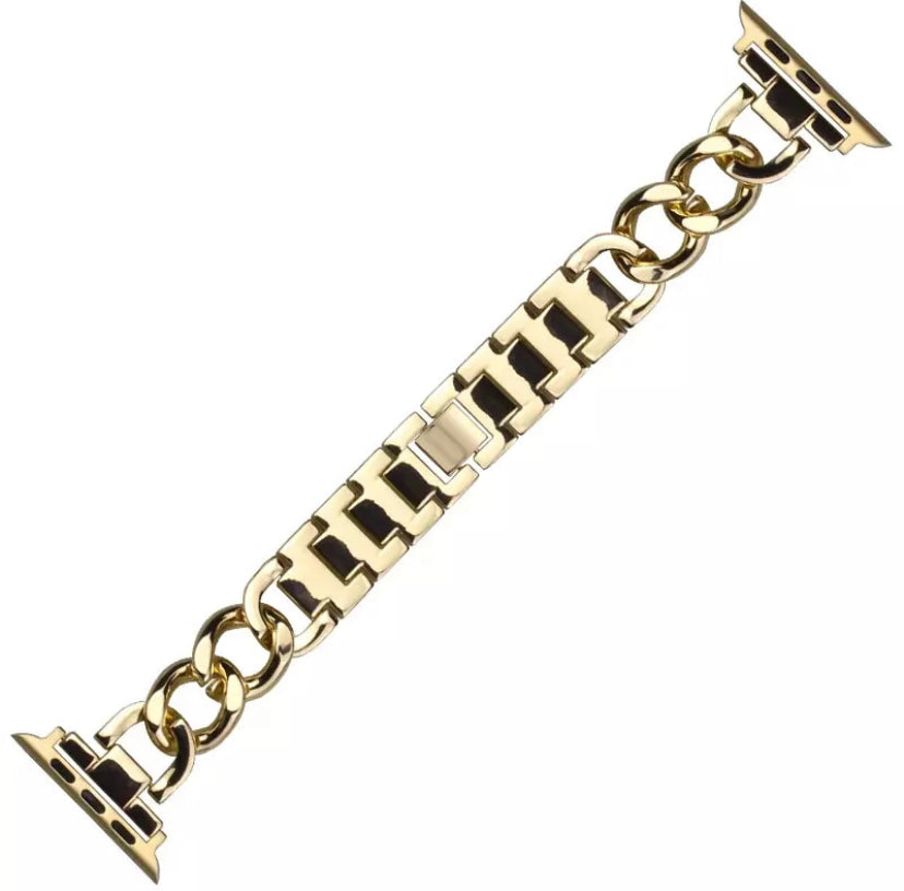 Cuban Flat Apple Watch Band