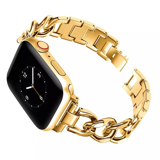 Cuban Flat Apple Watch Band