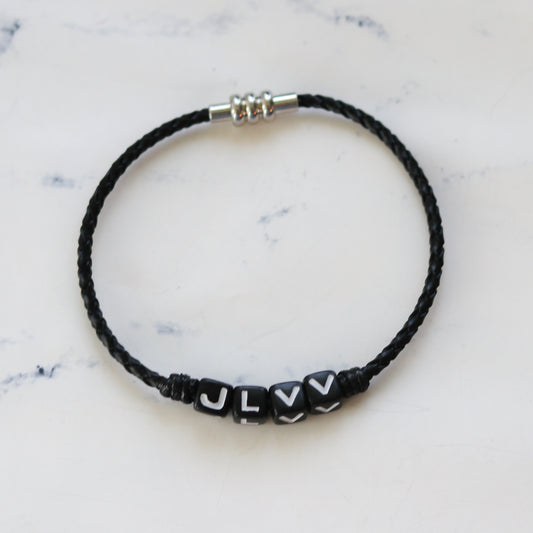 Personalized Leather Bracelet