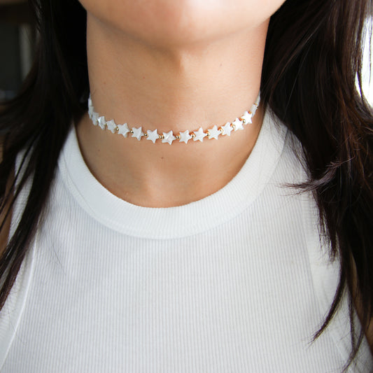 Nacre Star Choker