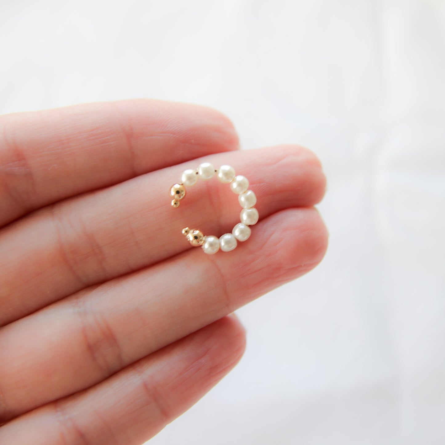 Pearls Ear Cuff