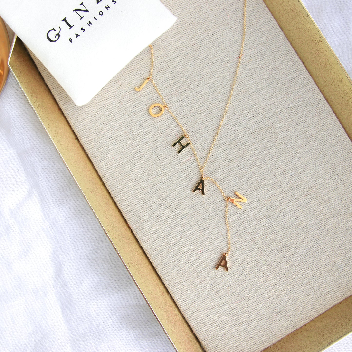 Name Lariat Necklace