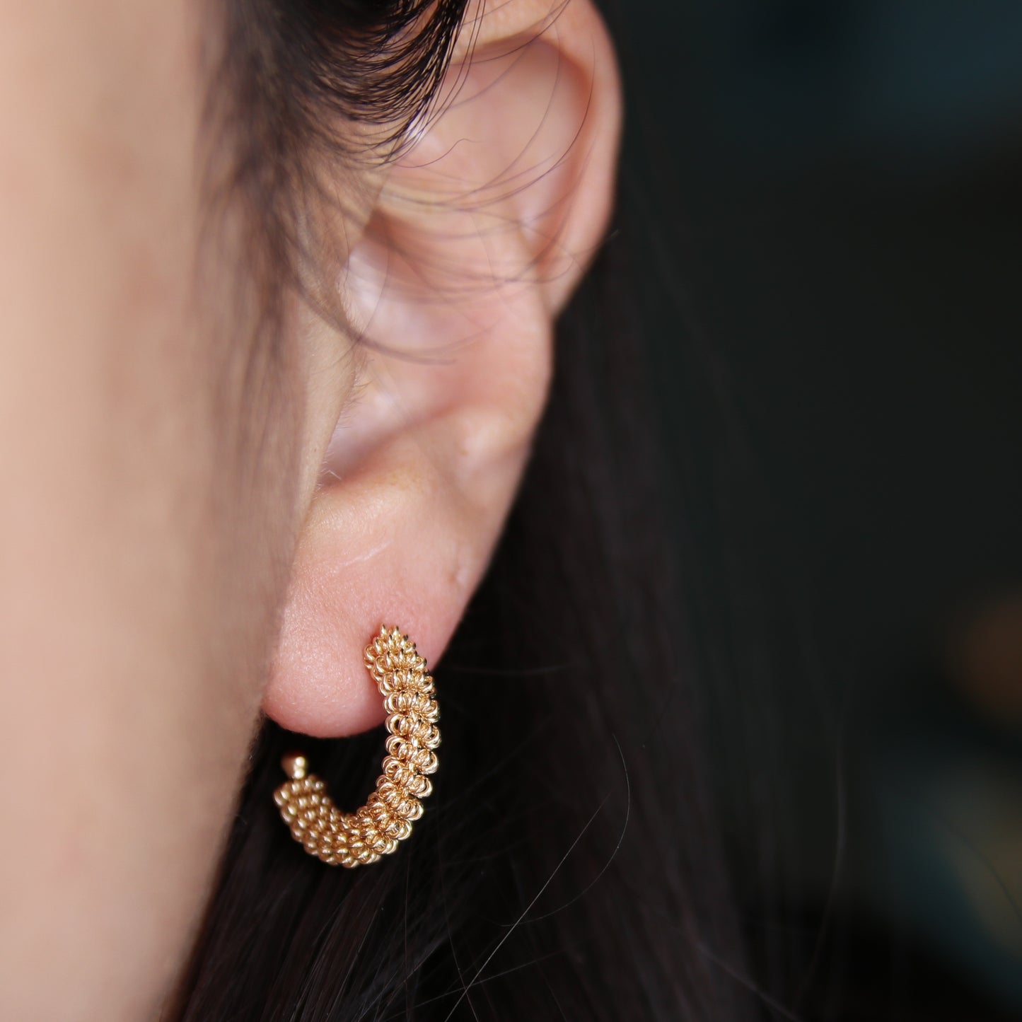 Lazo Hoop Earring