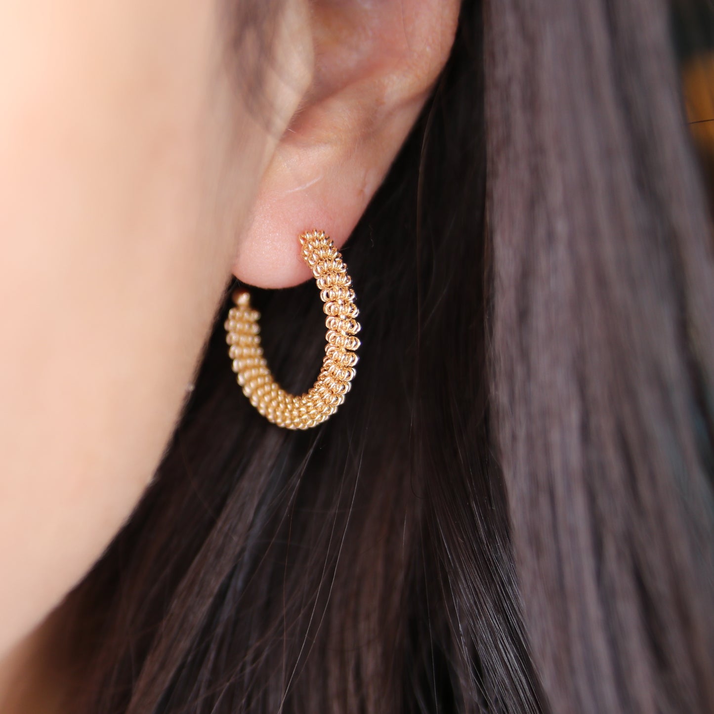 Lazo Hoop Earring
