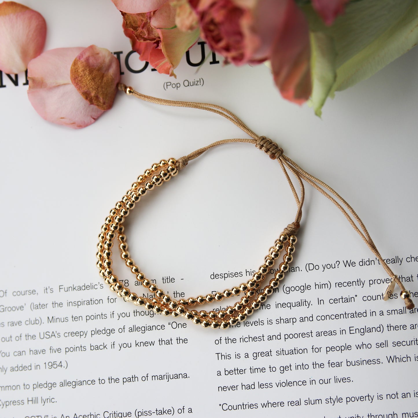 Triple Beaded Bracelet