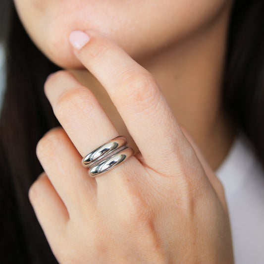 Dome Silver Ring