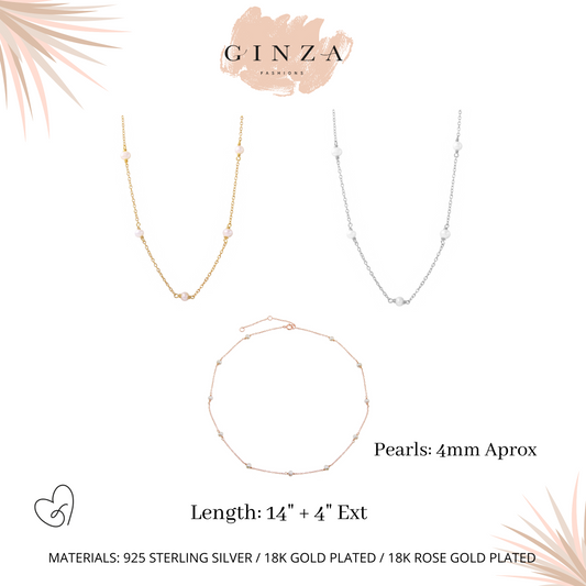 Dainty Pearls Necklace