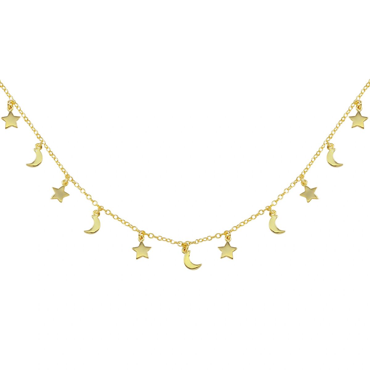 Stars and Moon Necklace
