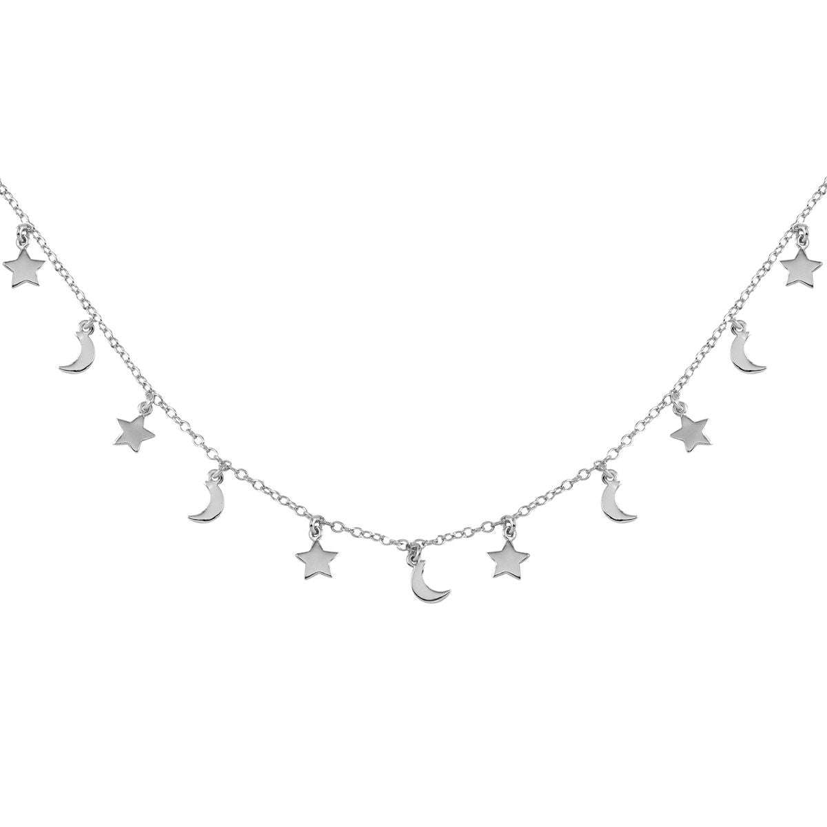 Stars and Moon Necklace