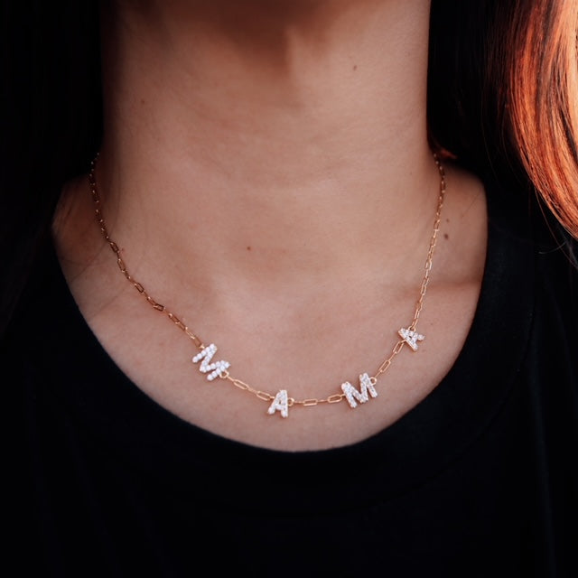 Pavé Mama Necklace