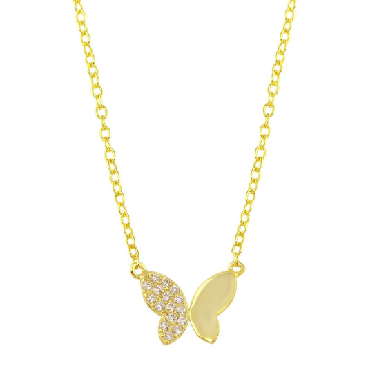 Tiny Butterfly Necklace