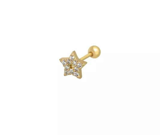 Tiny Star CZ Piercing