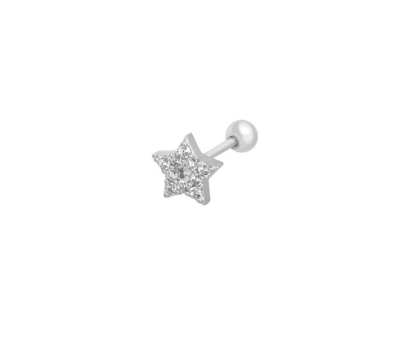 Tiny Star CZ Piercing
