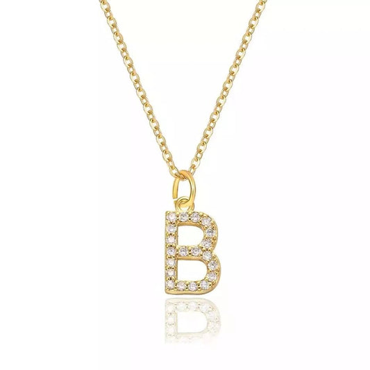 Tiny letter necklace