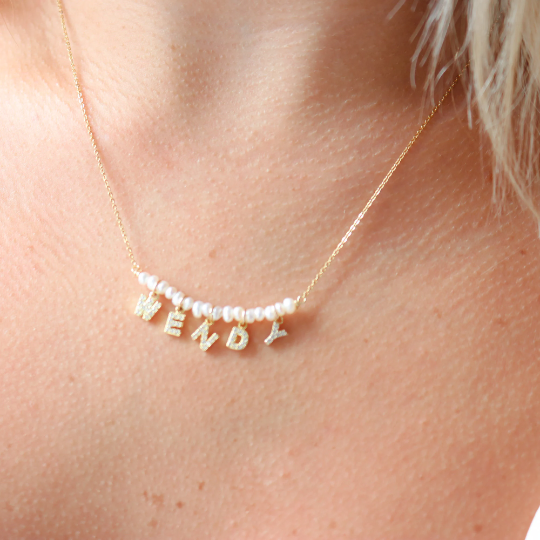 Custom Bar Name Necklace
