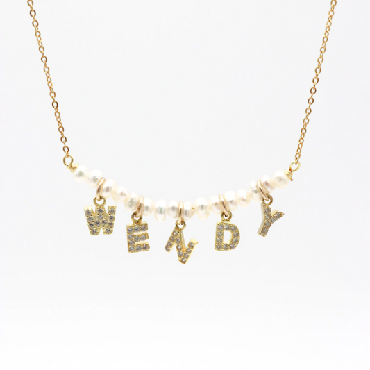 Custom Bar Name Necklace