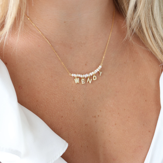Custom Bar Name Necklace