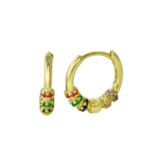 Multicolor Hoop Earrings