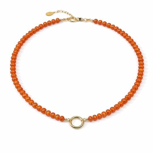 Oyster Orange Necklace
