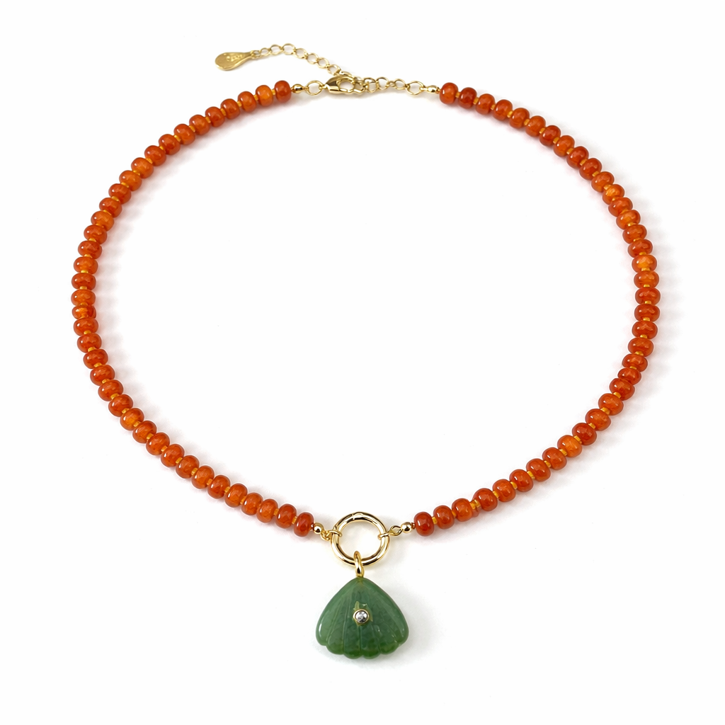 Oyster Orange Necklace