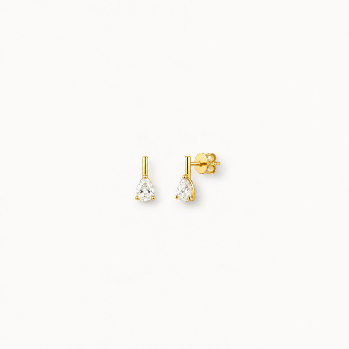 Clear Drop Small Earring
