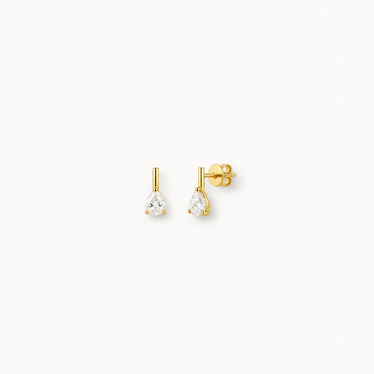 Clear Drop Small Earring