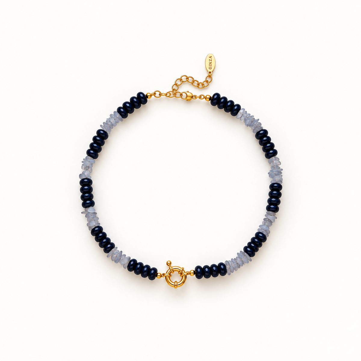 Navy Mist Necklace