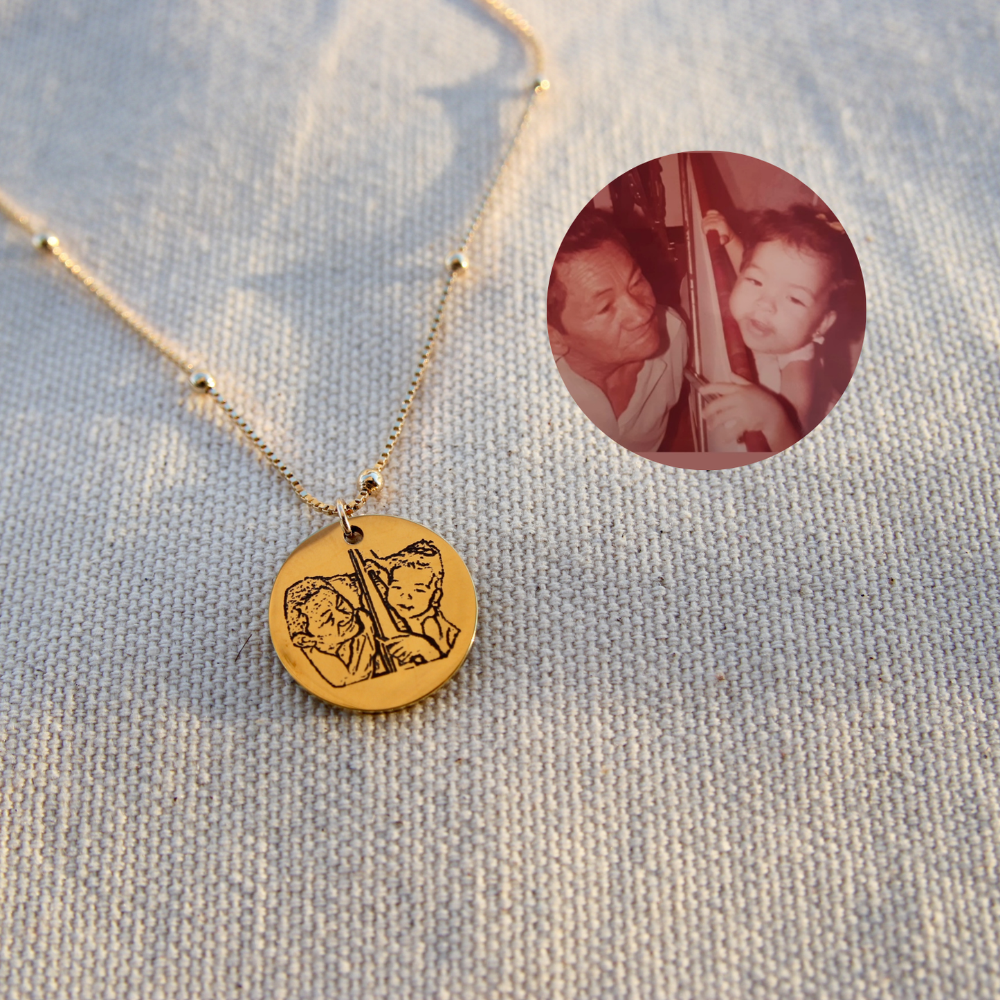 Custom Photo Necklace