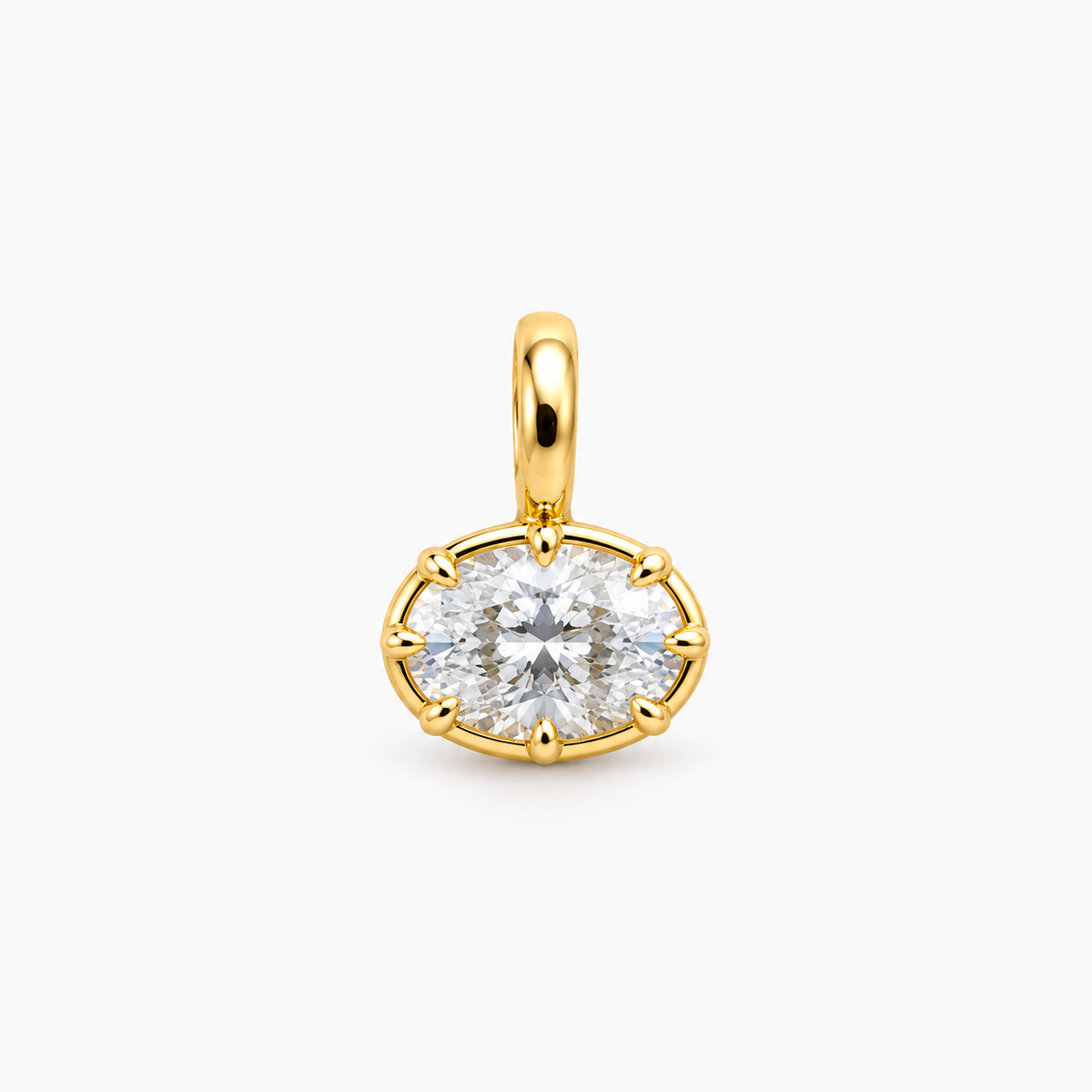 Oval Icon Charm