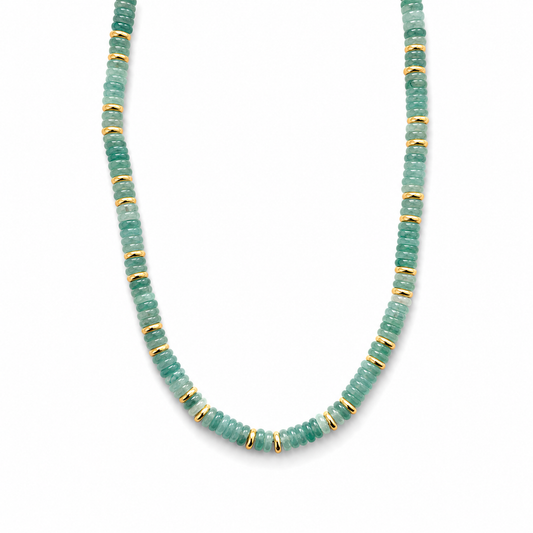 Aquamarine Pukka Necklace