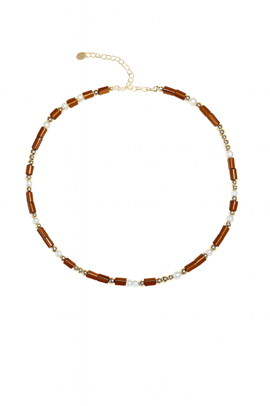Heart Tiger Eye Necklace