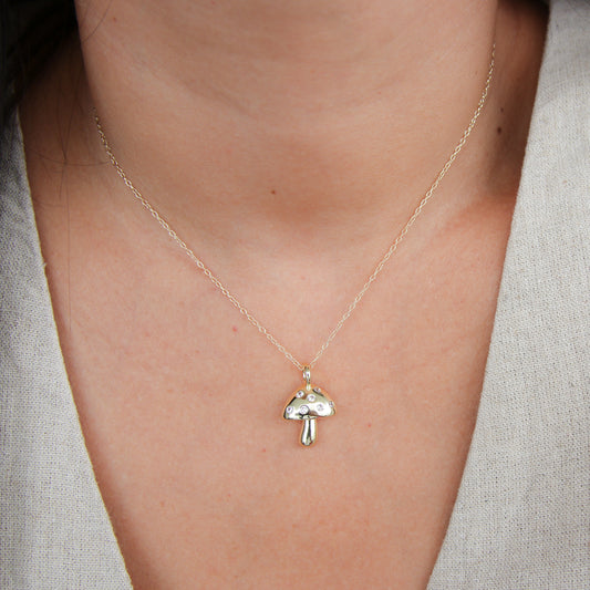 Mushroom Necklace