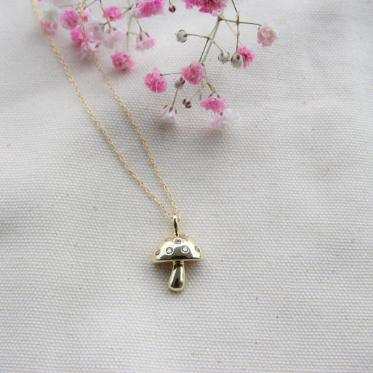 Mushroom Necklace
