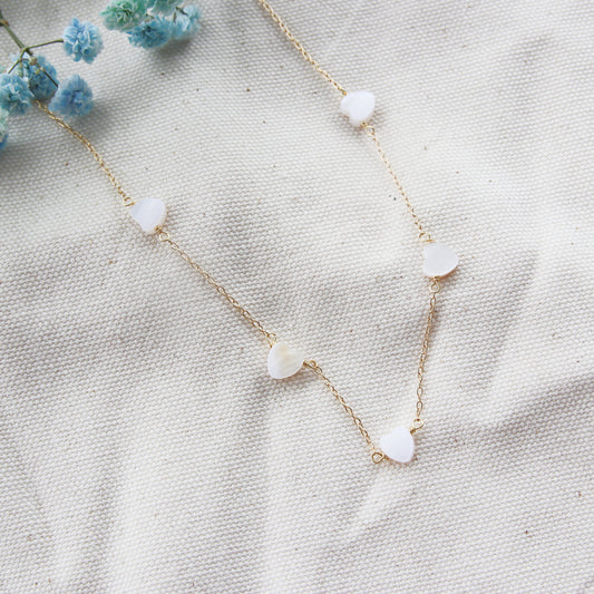 Nacre IHearts Necklace