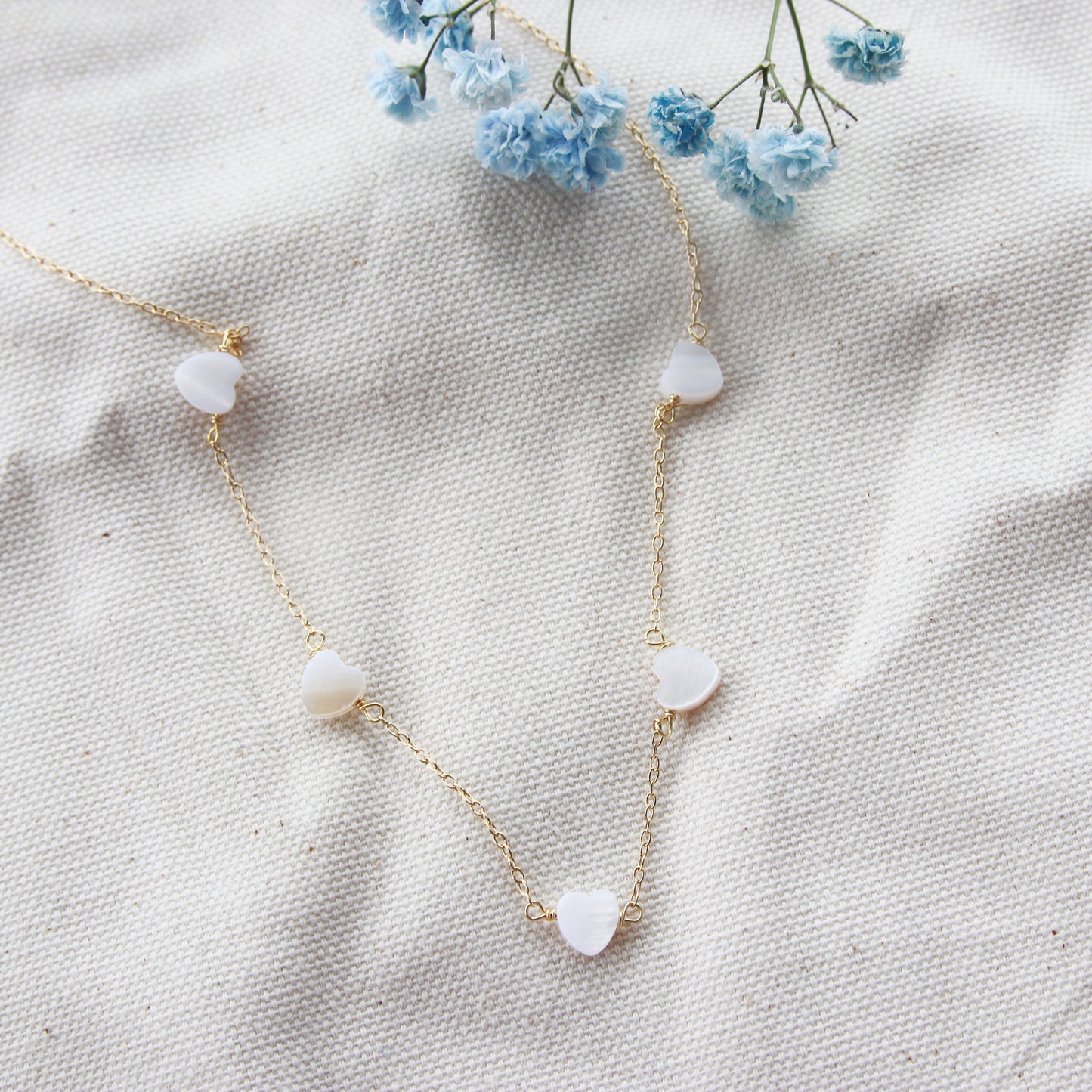 Nacre IHearts Necklace