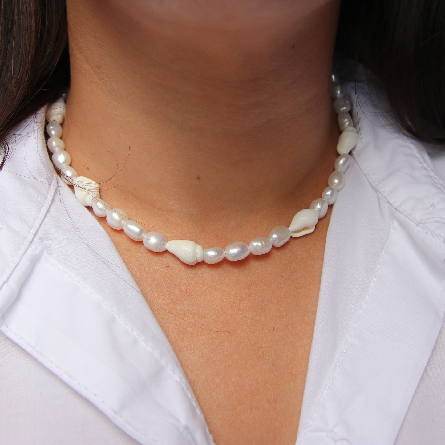 Caracol Pearl Necklace