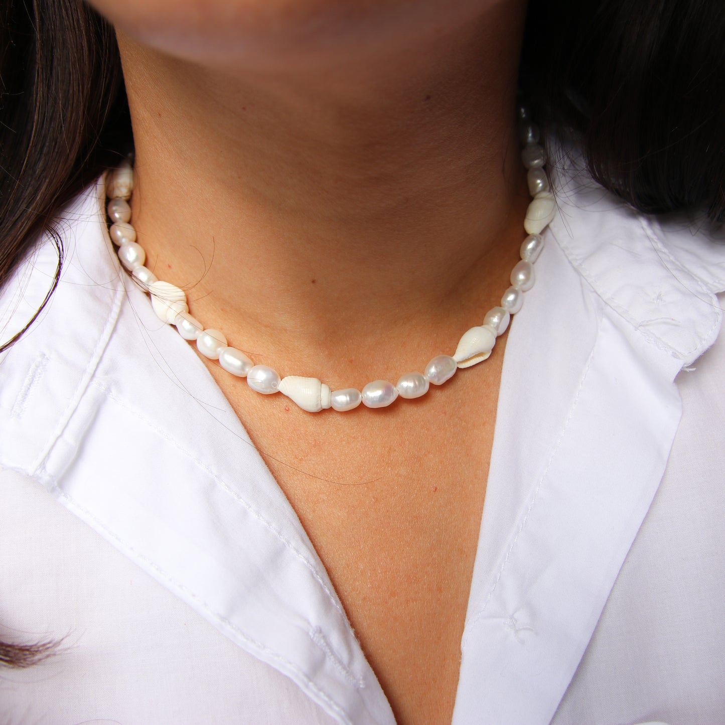 Caracol Pearl Necklace