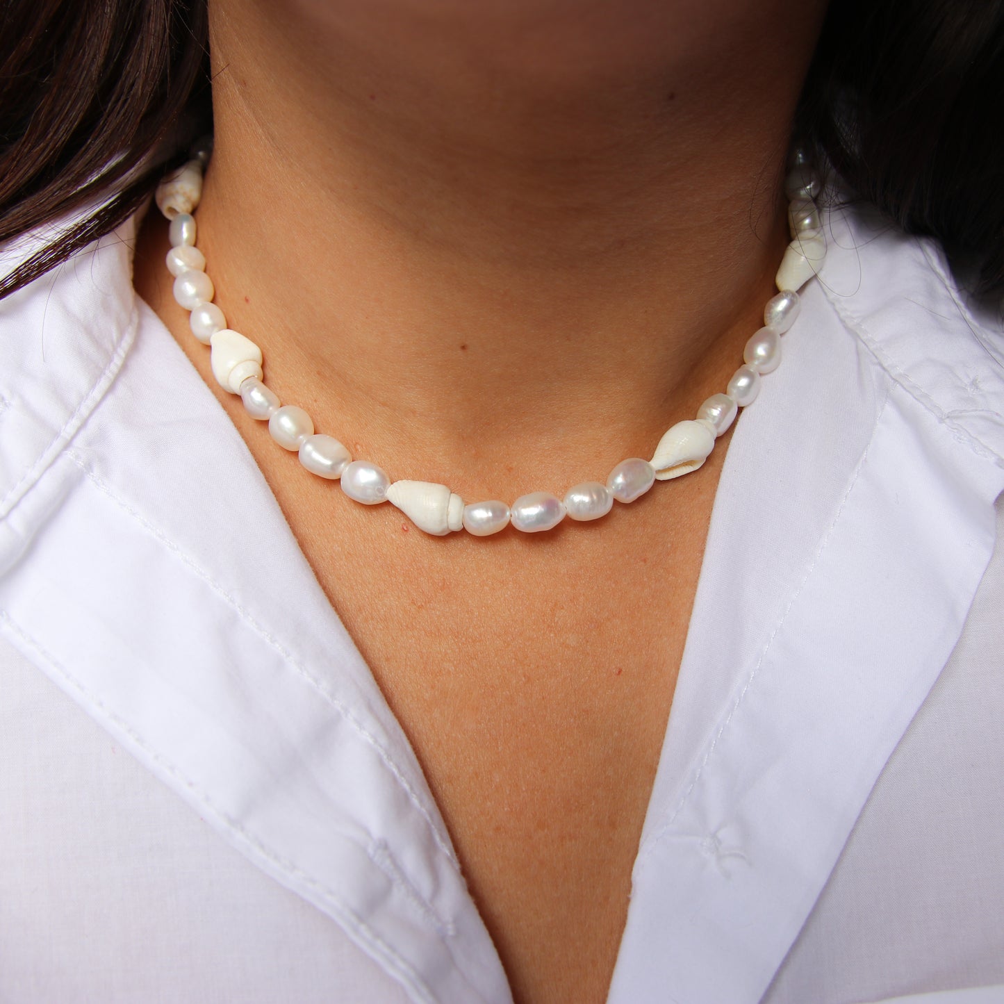 Caracol Pearl Necklace