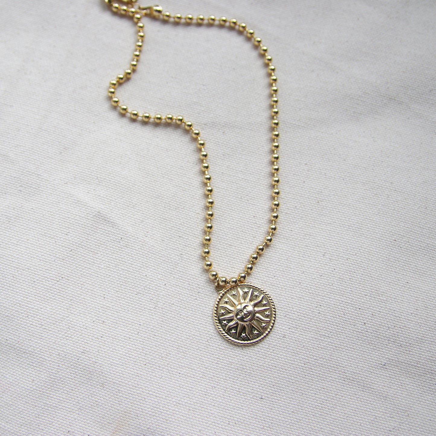 Sun Military Necklace