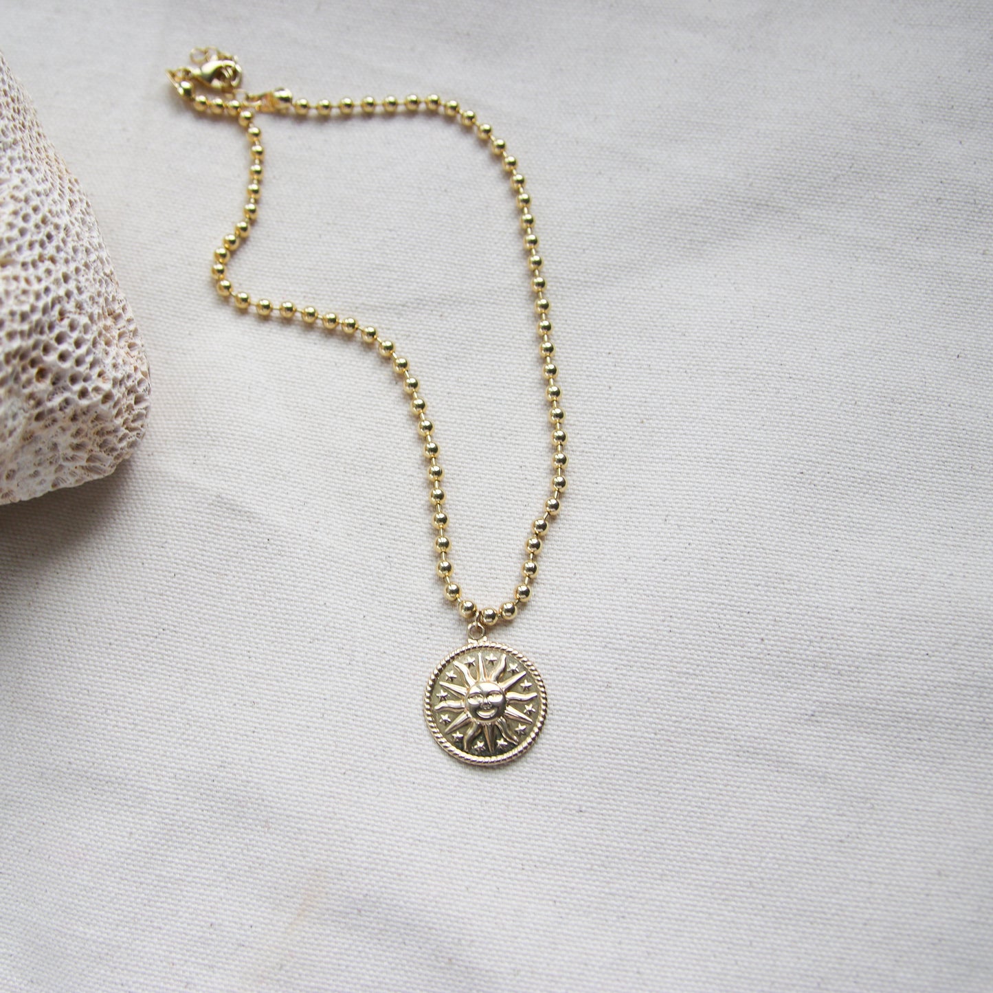 Sun Military Necklace