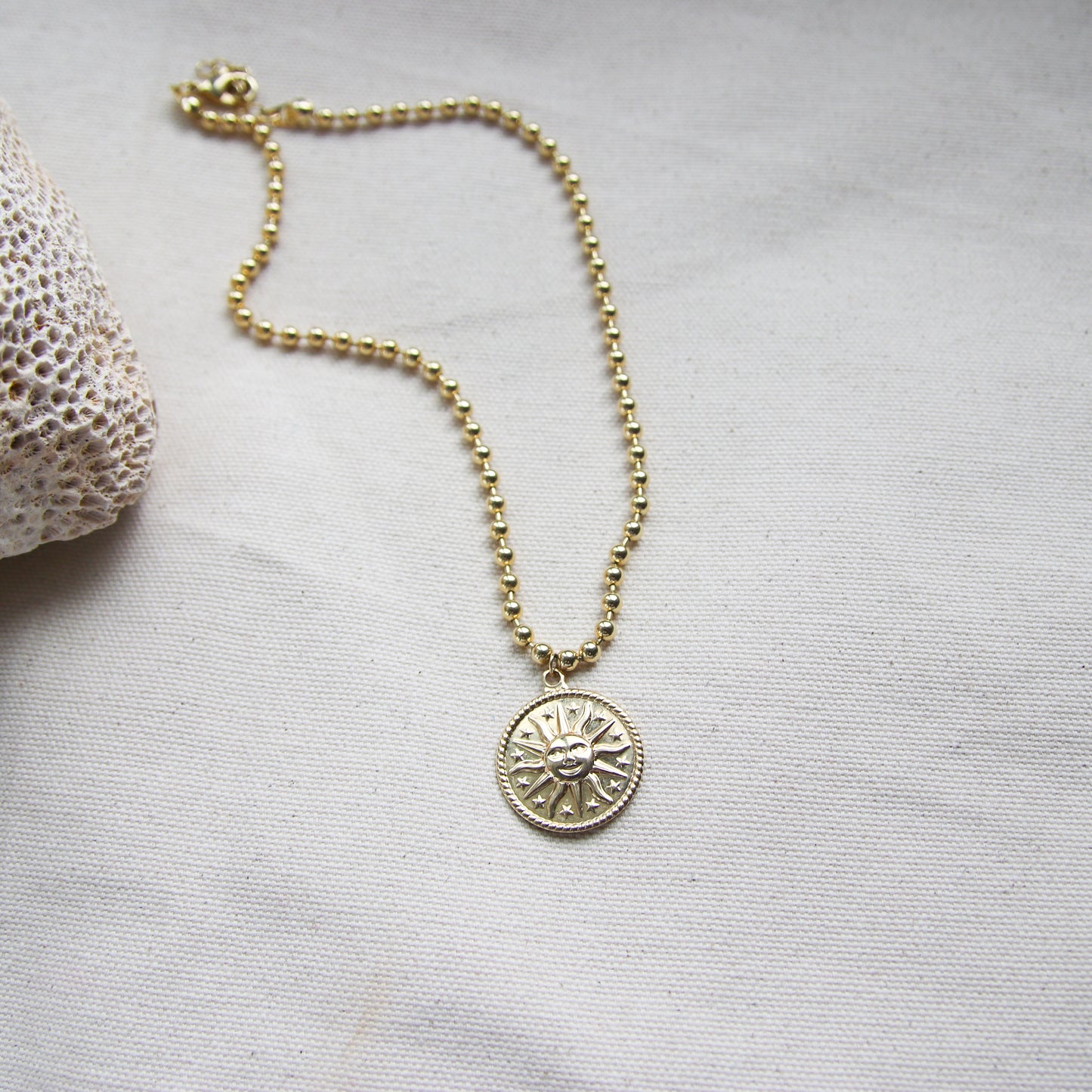 Sun Military Necklace