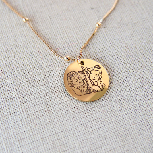 Custom Photo Necklace