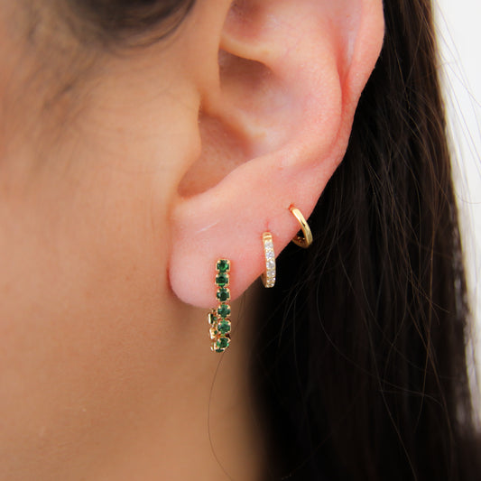 Tennis Dangle Stud Earring