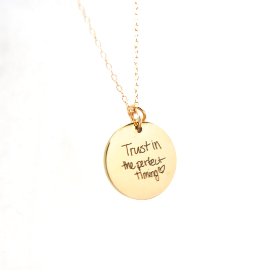 Handwritten Necklace