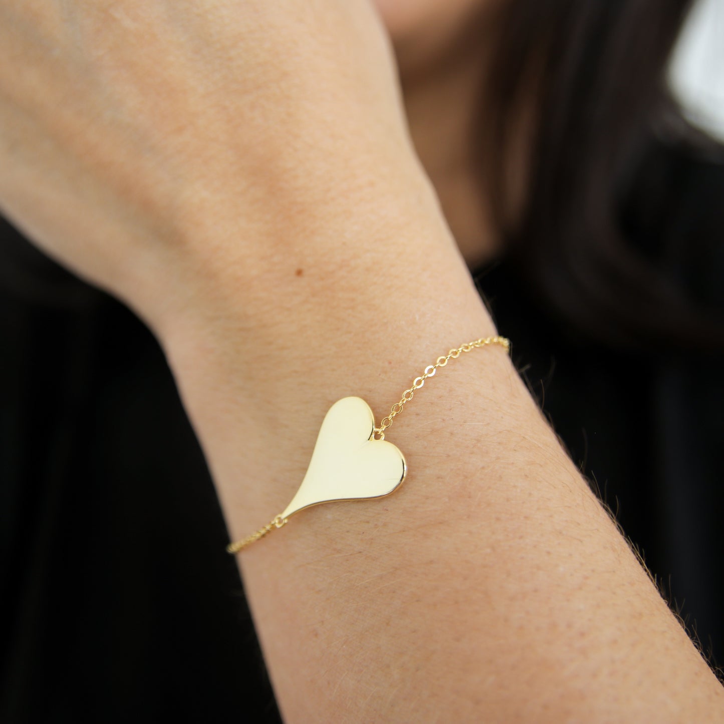 Sideway Heart Bracelet