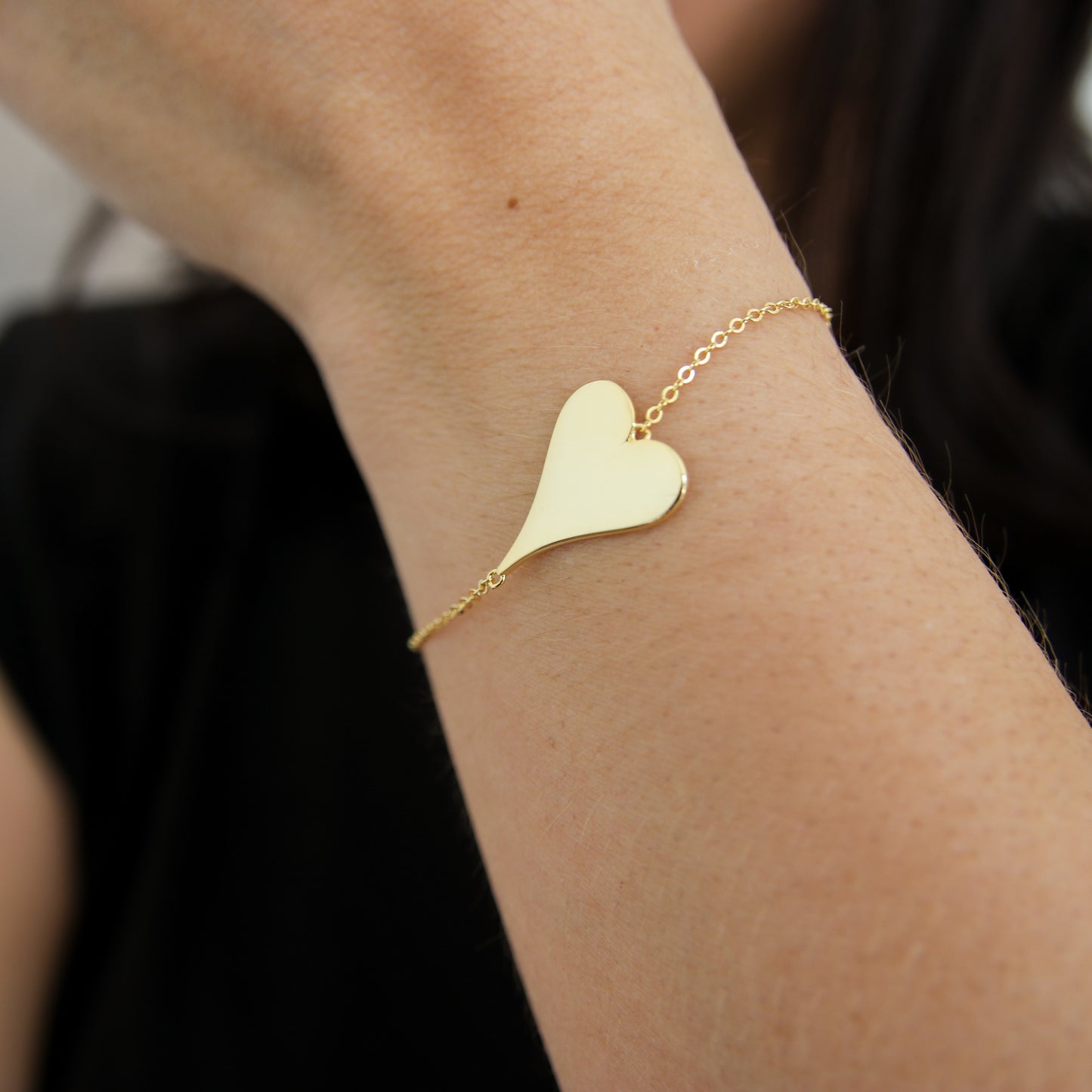 Sideway Heart Bracelet